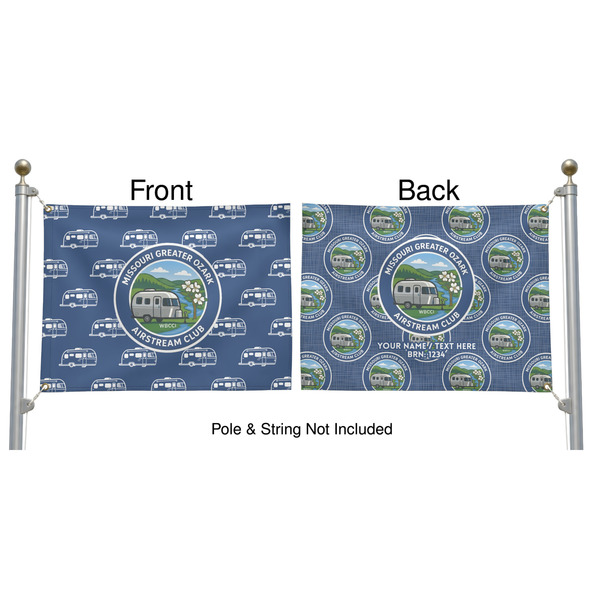 Missouri Greater Ozark Airstream Club Pole Flag (Approval)
