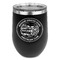 Missouri Greater Ozark Airstream Club Stemless Stainless Steel Wine Tumbler - Black - Double-Sided