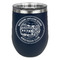 Missouri Greater Ozark Airstream Club Stemless Stainless Steel Wine Tumbler - Navy - Double-Sided