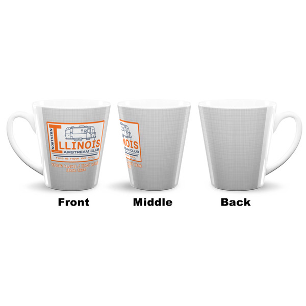 Northern Illinois Airstream Club Logo 12 Oz Latte Mug - Approval