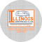 Northern Illinois Airstream Club Logo Multipurpose Round Labels - Custom Sized