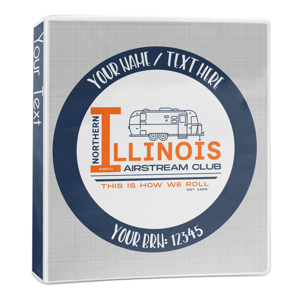 Northern Illinois Airstream Club Logo 3-Ring Binder - 1" - Main