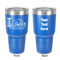 Northern Illinois Airstream Club Logo 30 oz Stainless Steel Tumbler - Royal Blue - Double-Sided