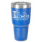 Northern Illinois Airstream Club Logo 30 oz Stainless Steel Tumbler - Royal Blue - Single-Sided