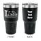 Northern Illinois Airstream Club Logo 30 oz Stainless Steel Tumbler - Black - Double-Sided