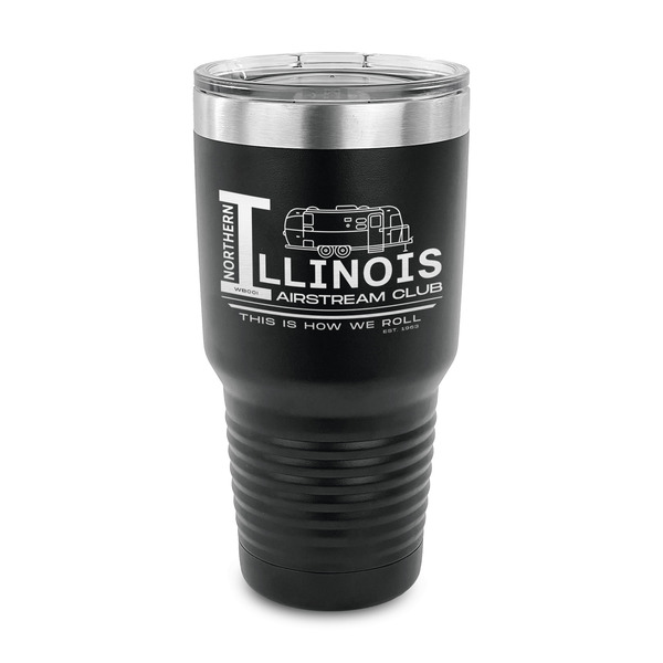Custom Northern Illinois Airstream Club Logo 30 oz Stainless Steel Tumbler