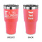 Northern Illinois Airstream Club Logo 30 oz Stainless Steel Tumbler - Coral - Double-Sided