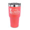 Northern Illinois Airstream Club Logo 30 oz Stainless Steel Tumbler - Coral - Single-Sided