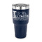 Northern Illinois Airstream Club Logo 30 oz Stainless Steel Tumbler - Navy - Single-Sided