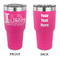 Northern Illinois Airstream Club Logo 30 oz Stainless Steel Tumbler - Pink - Double-Sided