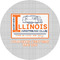 Northern Illinois Airstream Club Logo Multipurpose Round Labels - 5"