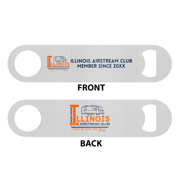 Northern Illinois Airstream Club Logo Bar Bottle Opener - White - Approval