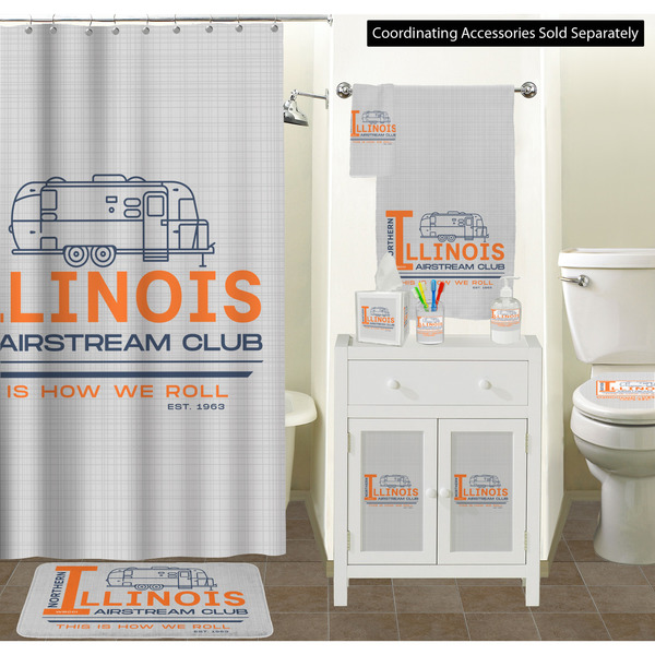Northern Illinois Airstream Club Logo Bathroom Scene