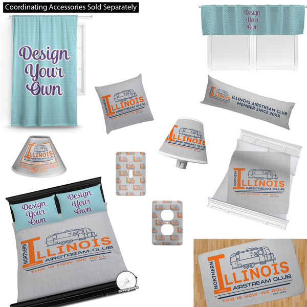 Northern Illinois Airstream Club Logo Bedroom Decor & Accessories