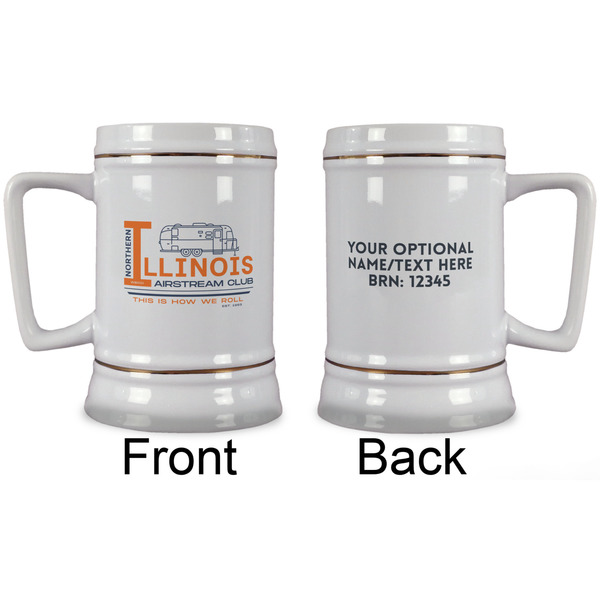 Northern Illinois Airstream Club Logo Beer Stein - Approval