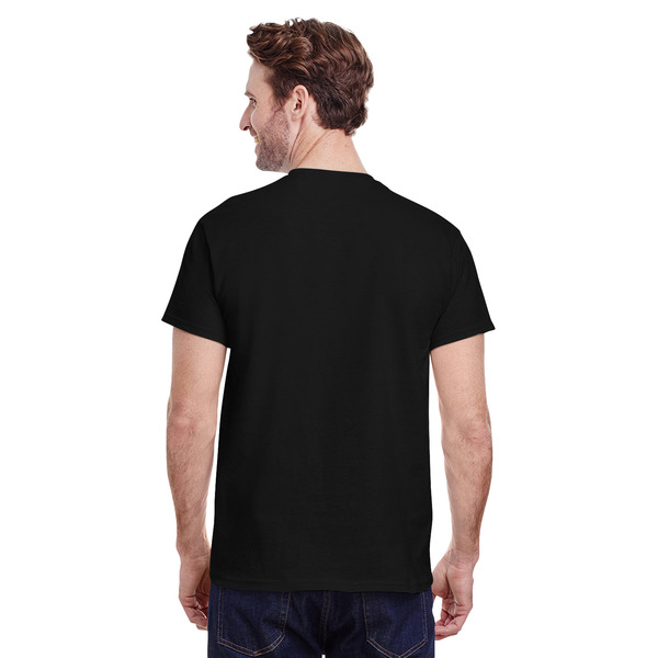 Northern Illinois Airstream Club Logo Black Crew T-Shirt on Model - Back
