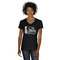 Northern Illinois Airstream Club Logo Women's V-Neck T-Shirt - Black
