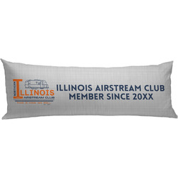Northern Illinois Airstream Club Logo Body Pillow Case