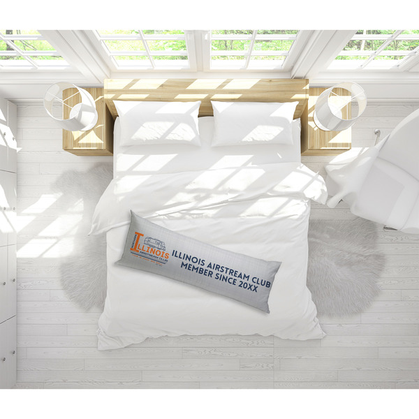 Northern Illinois Airstream Club Logo Body Pillow - LIFESTYLE