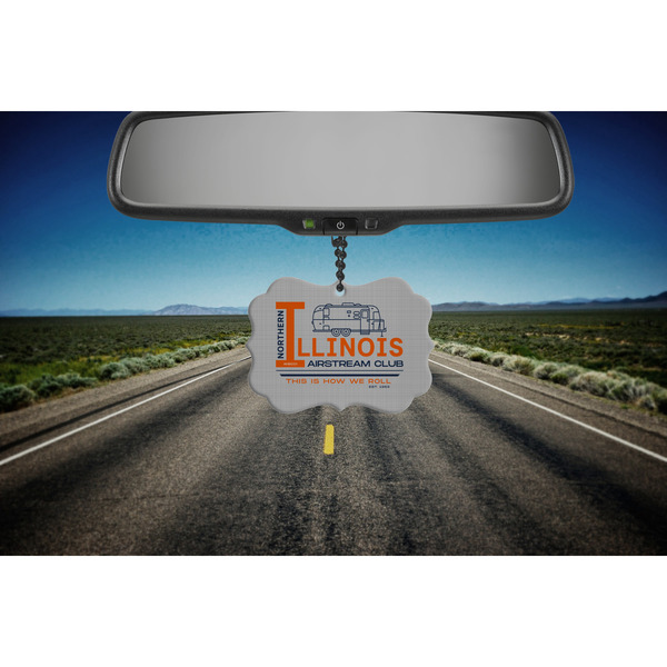 Northern Illinois Airstream Club Logo Car Ornament (Road)
