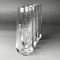 Northern Illinois Airstream Club Logo Champagne Flutes - Stemless - Laser Engraved - Set of 4