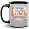 Northern Illinois Airstream Club Logo 11 oz Coffee Mug - Black