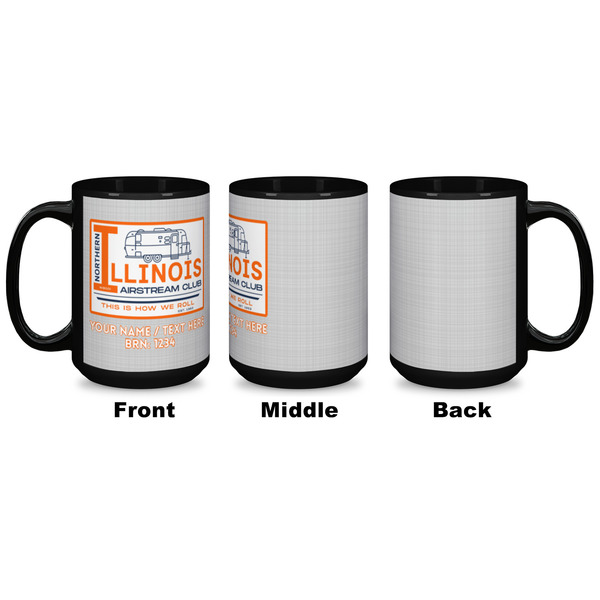Northern Illinois Airstream Club Logo Coffee Mug - 15 oz - Black APPROVAL