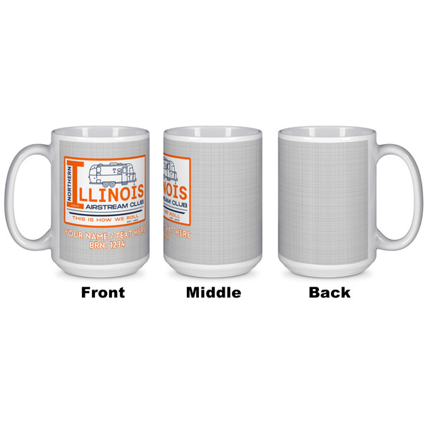 Northern Illinois Airstream Club Logo Coffee Mug - 15 oz - White APPROVAL