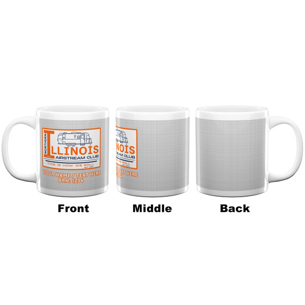 Northern Illinois Airstream Club Logo Coffee Mug - 20 oz - White APPROVAL