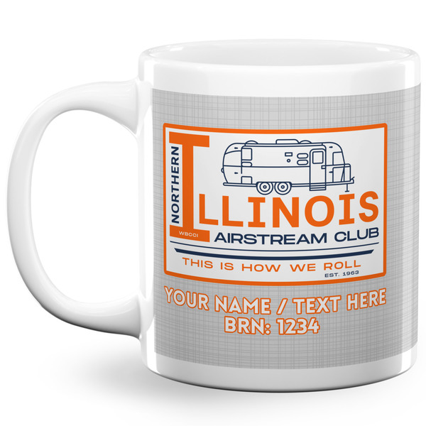 Northern Illinois Airstream Club Logo Coffee Mug - 20 oz - White