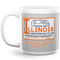 Northern Illinois Airstream Club Logo 20 oz Coffee Mug - White