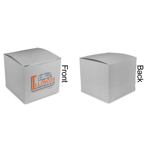 Northern Illinois Airstream Club Logo Cube Favor Gift Box - Approval