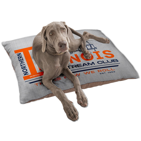 Northern Illinois Airstream Club Logo Dog Bed - Large LIFESTYLE