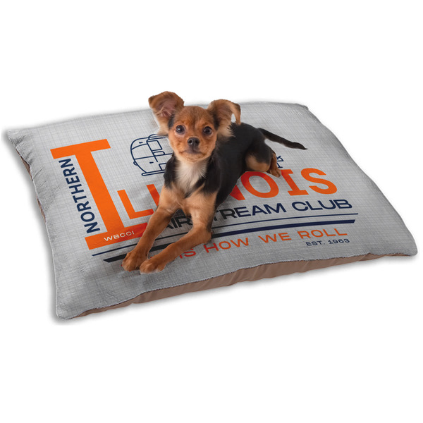 Northern Illinois Airstream Club Logo Dog Bed - Small LIFESTYLE