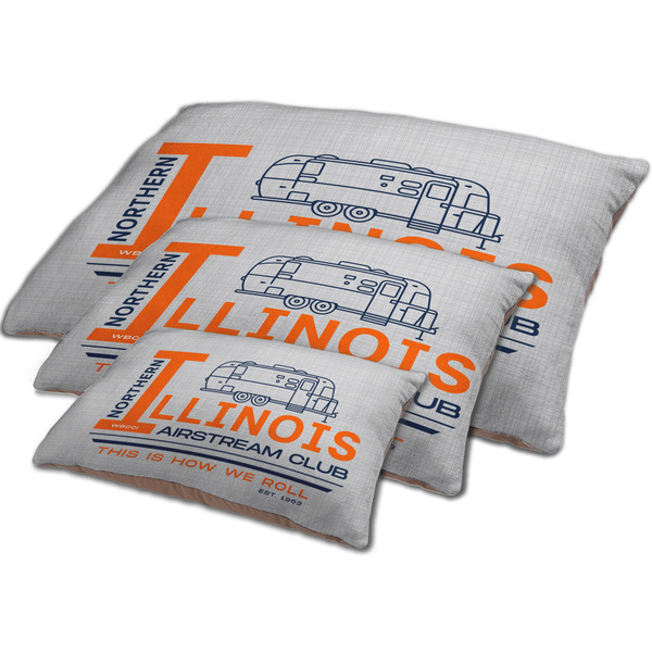 Northern Illinois Airstream Club Logo Dog Beds - MAIN (sm, med, lrg)