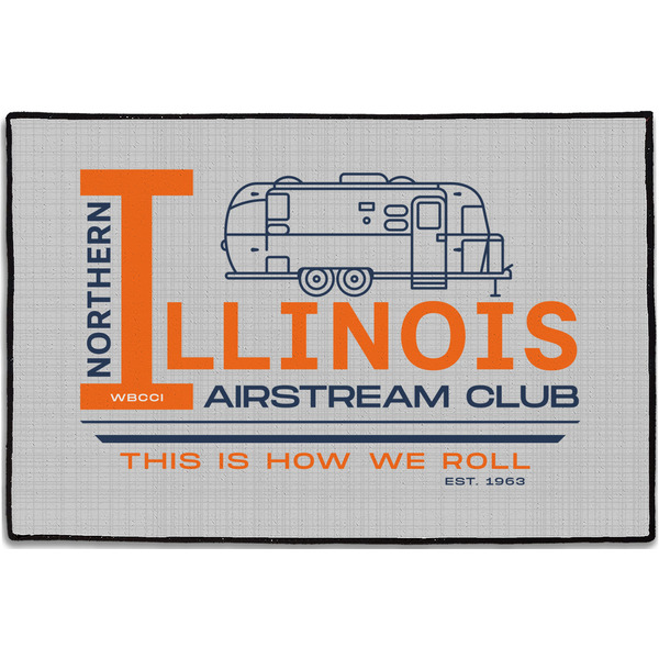 Northern Illinois Airstream Club Logo Door Mat - 36"x24" - Approval