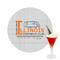 Northern Illinois Airstream Club Logo Printed Drink Topper - 2.5"