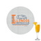 Northern Illinois Airstream Club Logo Printed Drink Topper - 2.15"