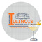 Northern Illinois Airstream Club Logo Printed Drink Topper - 3.5"