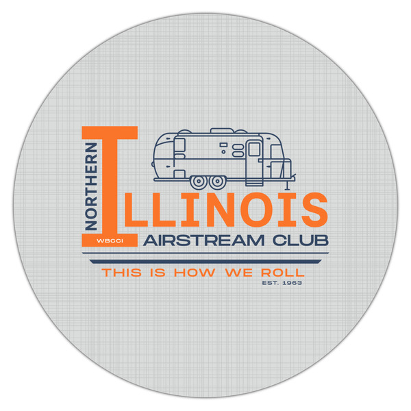 Northern Illinois Airstream Club Logo Drink Topper - XLarge - Single
