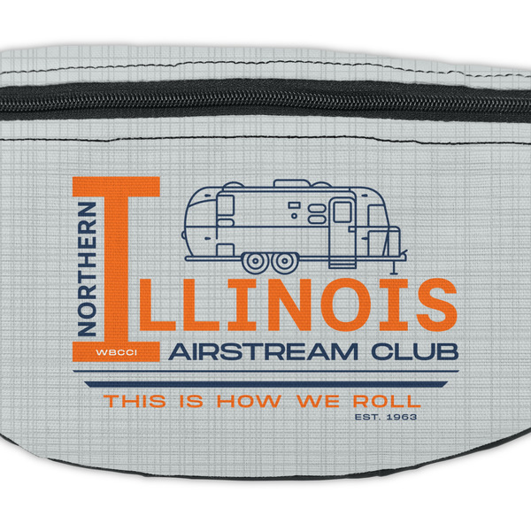 Northern Illinois Airstream Club Logo Fanny Pack - Closeup