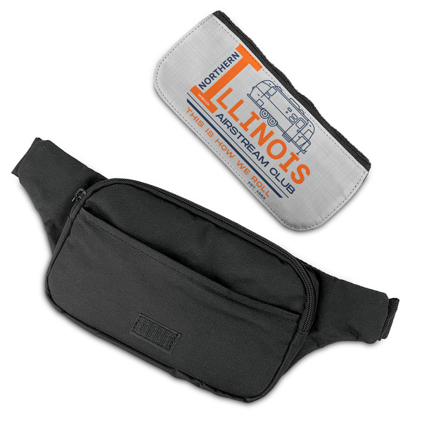 Northern Illinois Airstream Club Logo Fanny Packs - FLAT (flap off)