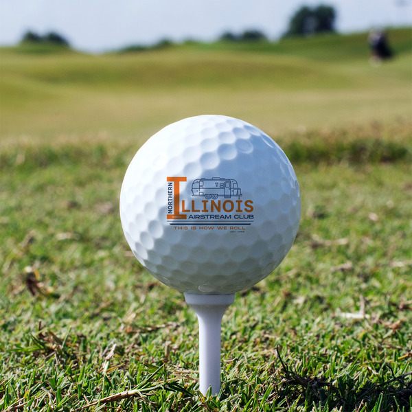 Northern Illinois Airstream Club Logo Golf Ball - Branded - Tee Alt