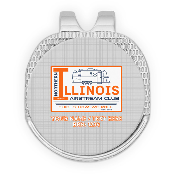 Northern Illinois Airstream Club Logo Golf Ball Hat Clip Marker - Apvl
