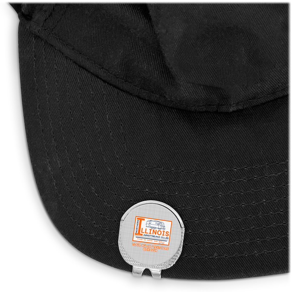 Northern Illinois Airstream Club Logo Golf Ball Marker Hat Clip - Main