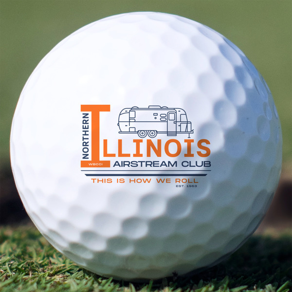 Northern Illinois Airstream Club Logo Golf Ball - Non-Branded - Front