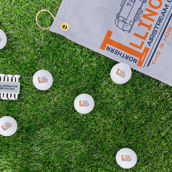 Northern Illinois Airstream Club Logo Golf Balls - Generic - Set of 12 - LIFESTYLE