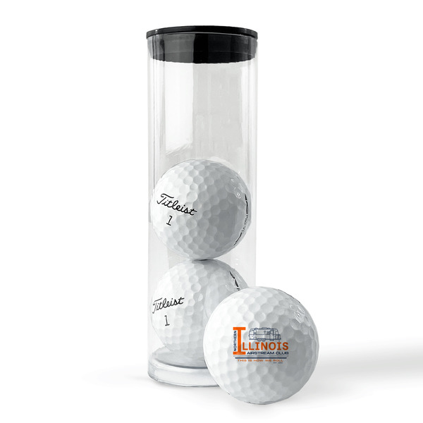 Northern Illinois Airstream Club Logo Golf Balls - Titleist - Set of 3 - PACKAGING