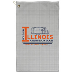 Northern Illinois Airstream Club Logo Golf Towel - Poly-Cotton Blend