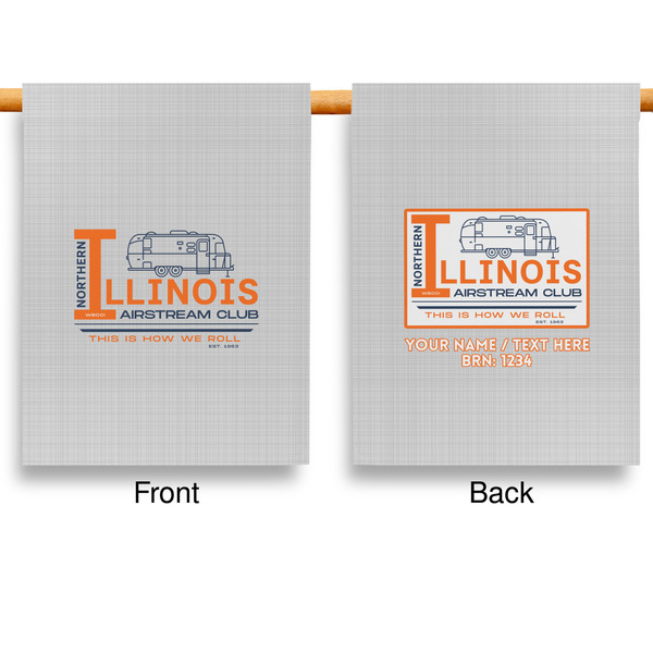 Northern Illinois Airstream Club Logo House Flags - Double Sided - APPROVAL